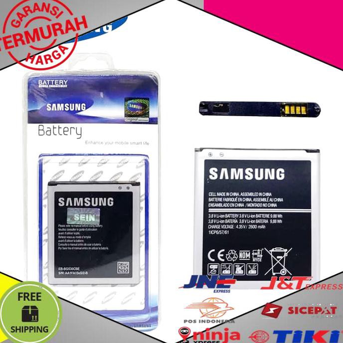 SPAREPART BATERAI ORIGINAL SAMSUNG G530 J3 J5 2015 J2 PRIME EB BG530ABE BISA COD
