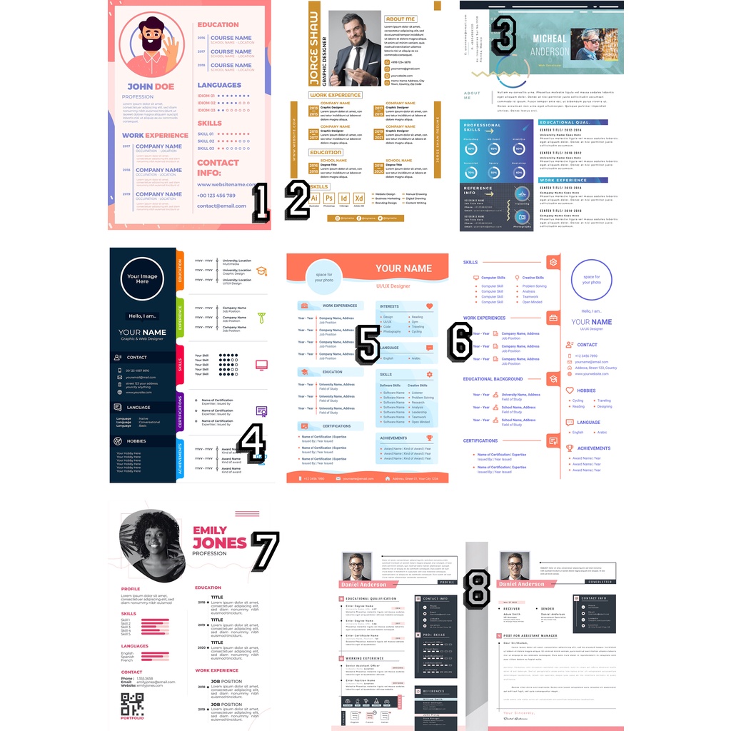 

Design dan Template CV (Curiculume Vitae) Professional dan Menarik