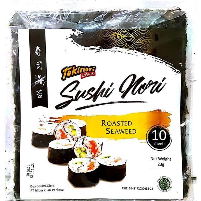 

X77G TOKINORI SUSHI NORI SEAWEED RUMPUT LAUT 10 SHEETS/LEMBAR BXCB