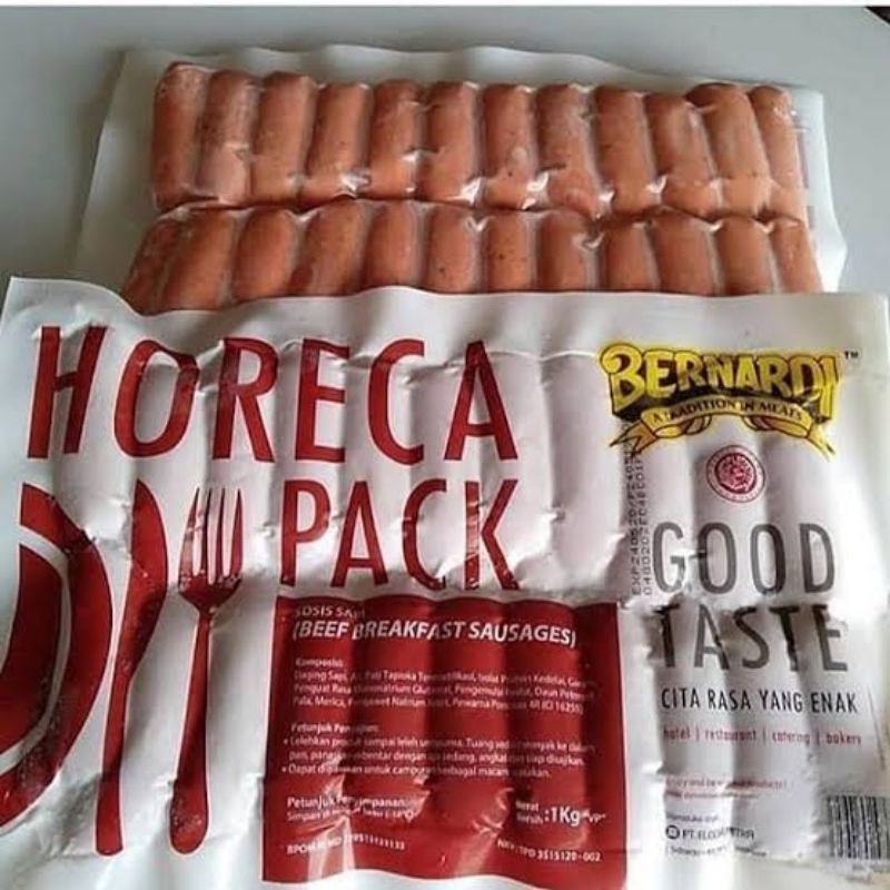 

Horeca sosis sapi 1000gr