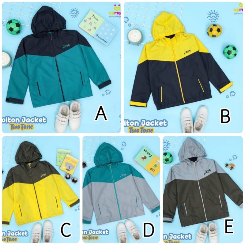 Jaket Colton Upright Unisex/jaket anak size 6-14