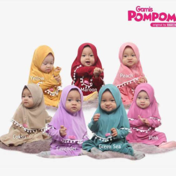 Khaireen Gamis pompom ori khaireen