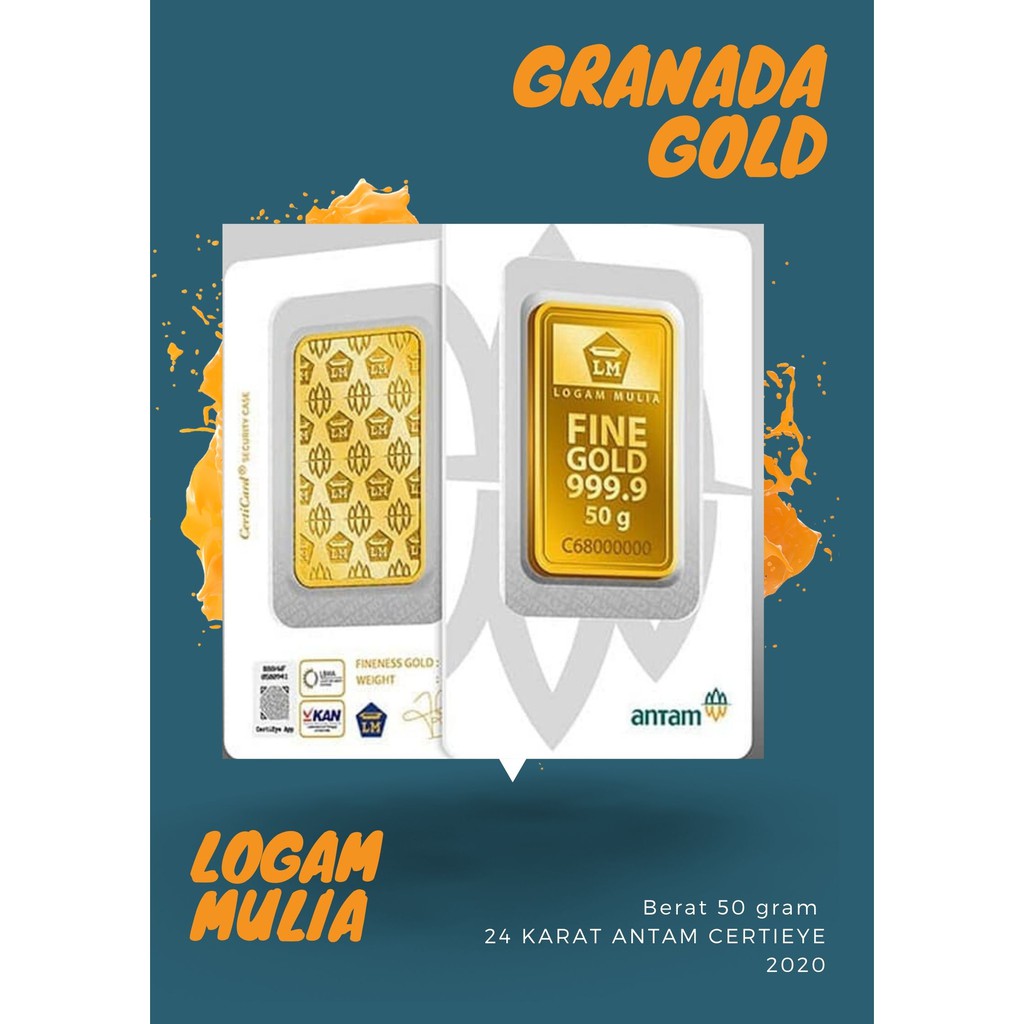 Logam Mulia Antam 50 gram Reinvented
