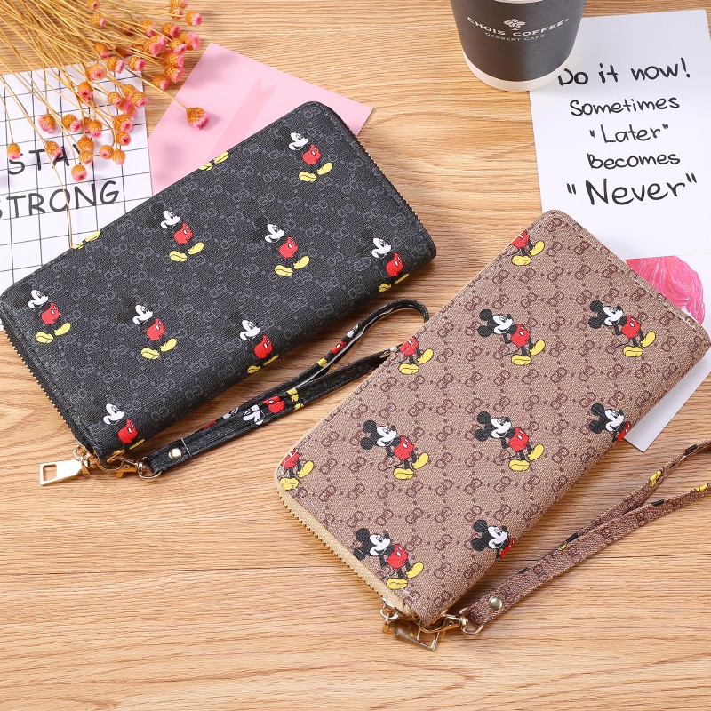 CYS Dompet Panjang Wanita Motif Karakter Panjang Dompet Import Wallet Fashion ABG Murah D46