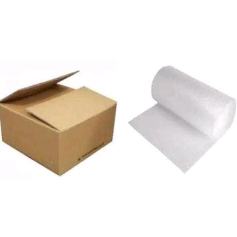 

PACKING TAMBAHAN BUBBLE WRAP + KARDUS