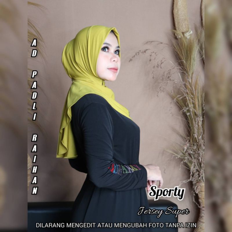 Jilbab sporty ori padli