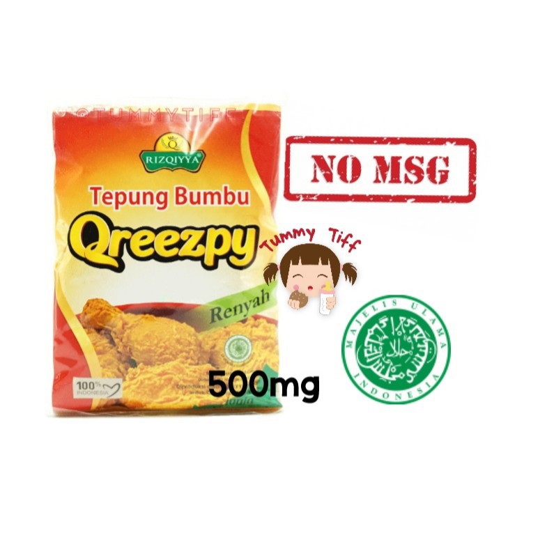 Tepung Qreezpy 500gr NO MSG / Tepung bumbu serba guna NON MSG TANPA MSG / Nafisa Tepung Bumbu