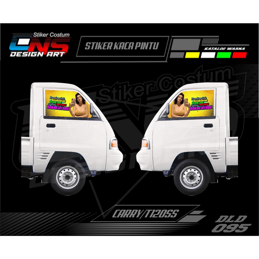 Jual Stiker Kaca Pintu Depan One Way Carry T Ss Pick Up Sticker Cewek Keren Sticker Print