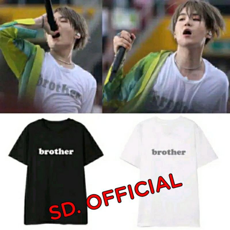 Kaos T-shirt BTS Suga BROTHER