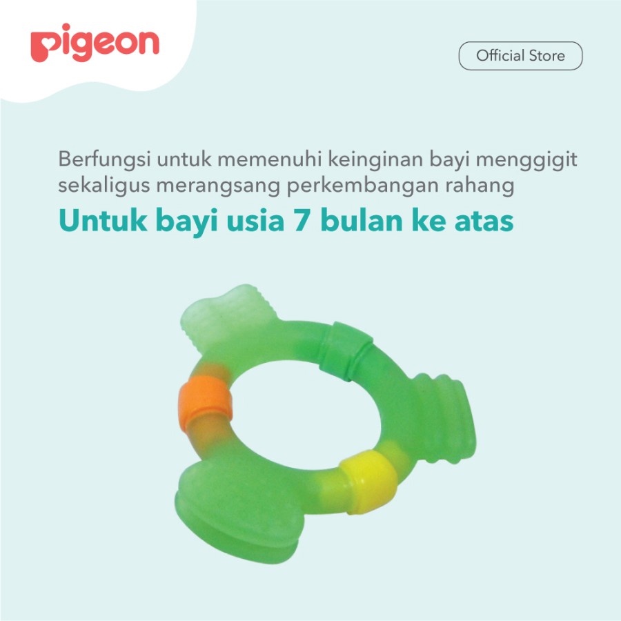 Pigeon Teether step 2 Baby Teether Mainan Gigi Bayi 7+ Months