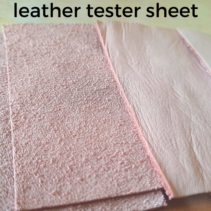 Leather Tester Strip - Aniline Leather - Lembaran Kulit Vegtan