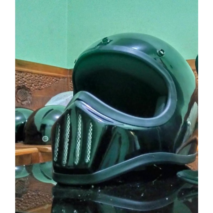 helm cakil ( bisa cod ) helm retro helm custom helm jadul helm jaman now kekinian tiktok fyp honda s