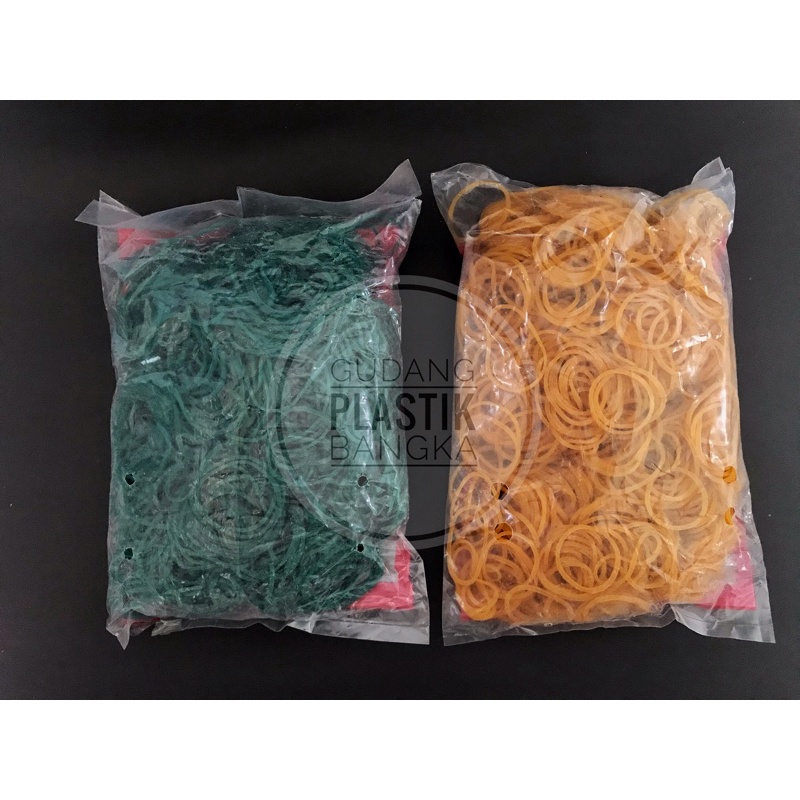 KARET KUNING / KARET HIJAU(ROYAL) / KARET GELANG MERK LIBERTY 500 GRAM