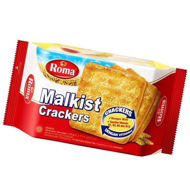 

ROMA MALKIST CRACKERS 135 gr/satuan