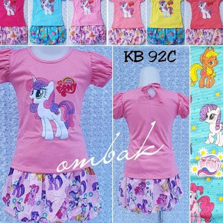 Bxs06 24 000 pcs grosir  baju  anak  perempuan  3pcs setelan 