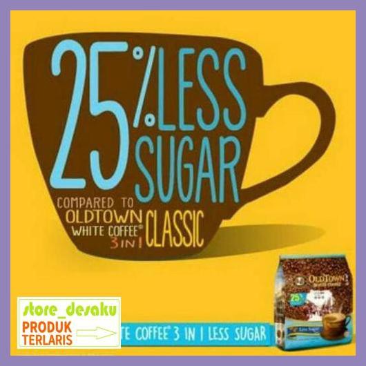 

57Ryr68- Old Town White Coffee Less Sugar / Oldtown Kopi Kurang Gula 4E57Edu-