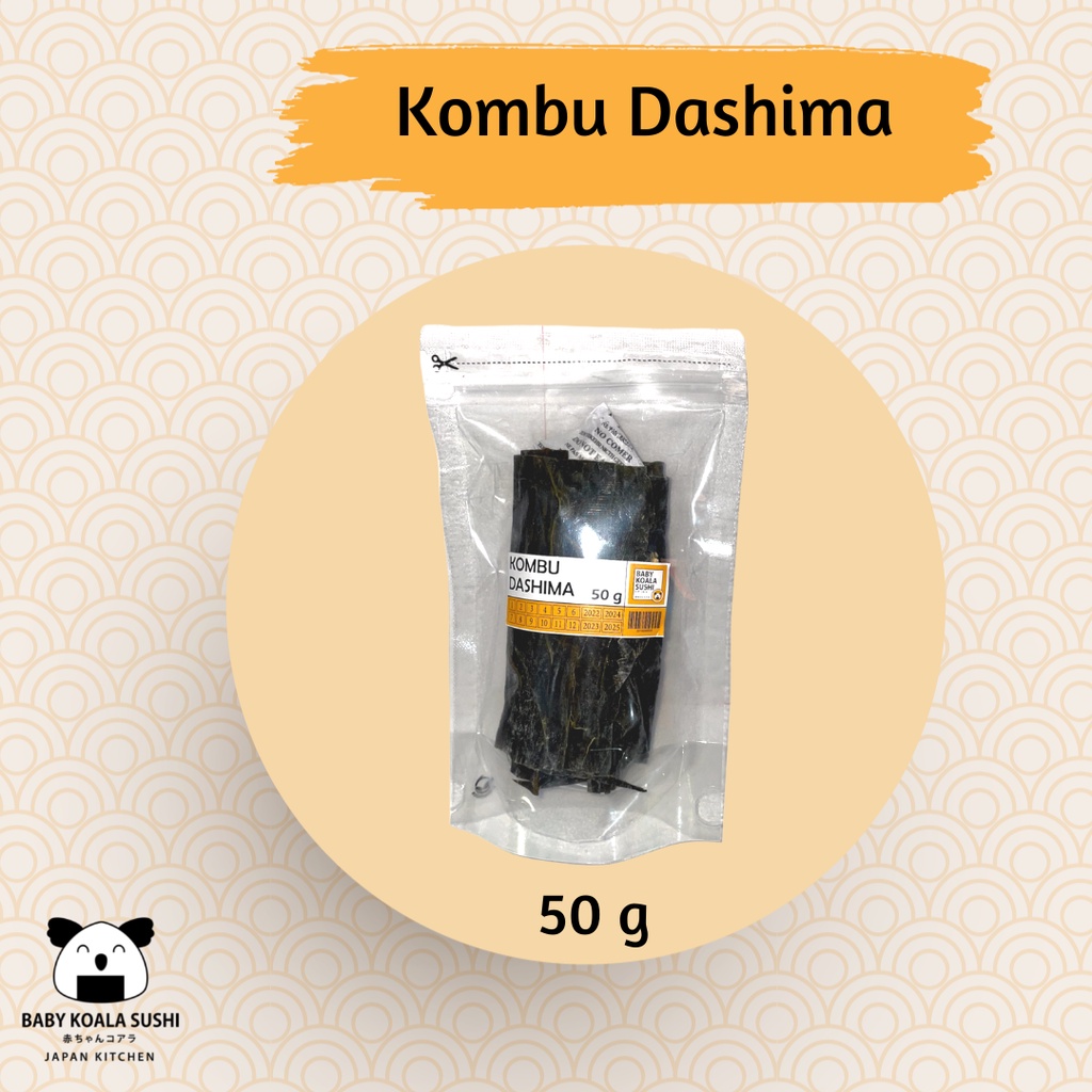 KOMBU DASHI Konbu Dashima 50 g │ Kaldu Rumput Laut Import Kelp Kuah Miso Ramen Udon