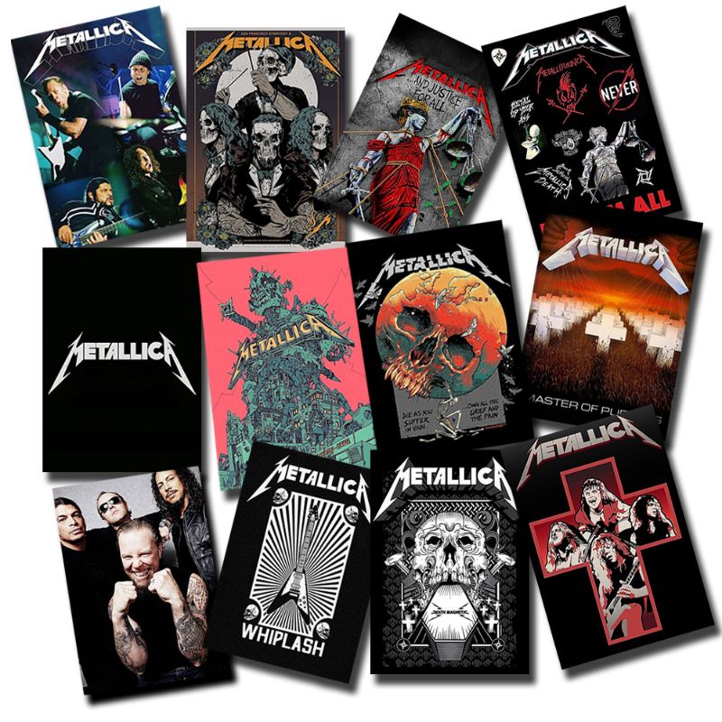 poster metallica / poster band metallica / poster aesthetic metallica / poster dinding metallica / p