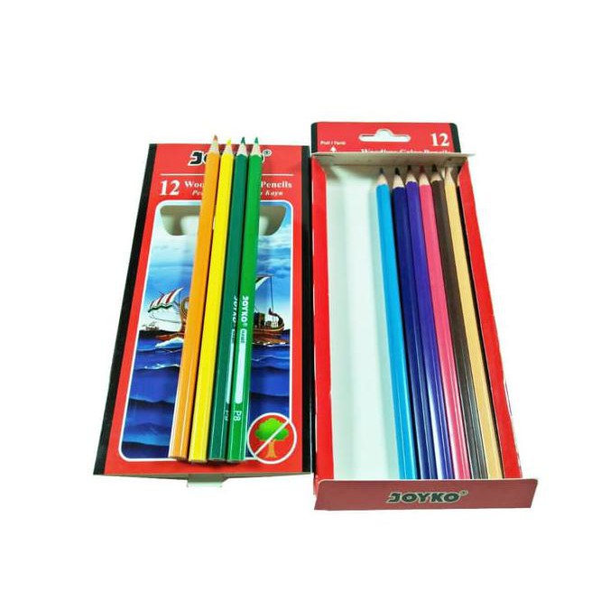 

Sale!! Pensil Warna Joyko Isi 12 Pcs Terbaru