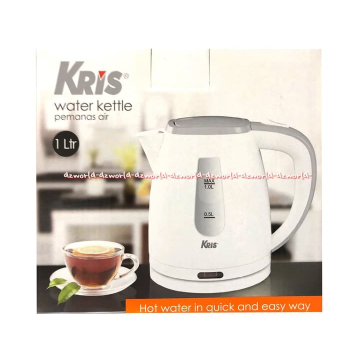Terlaris Kris Water Kettle Teko Listrik Pemanas Air Cerek Listrik 1 Liter