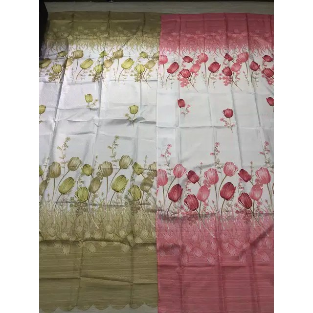 GM JK165 - Tirai Jendela Motif Bunga/ Tirai Pintu dan Jendela/ Gorden Motif Bunga