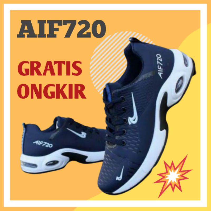 Sepatu AIF720 Sneakers Snekers Pria Wanita LakiLaki Perempuan Impor Import Terbaru Original Kekinian