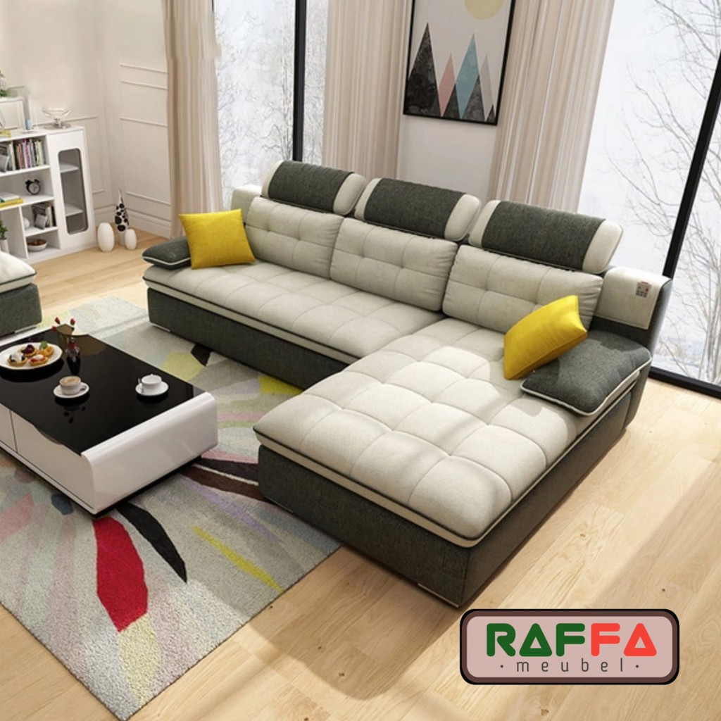 Sofa L Shape - Sofa Set Modern - Sofa Ruang Tamu - Ruang Keluarga - Kursi Sofa - Sofa Ruang Tv - L03
