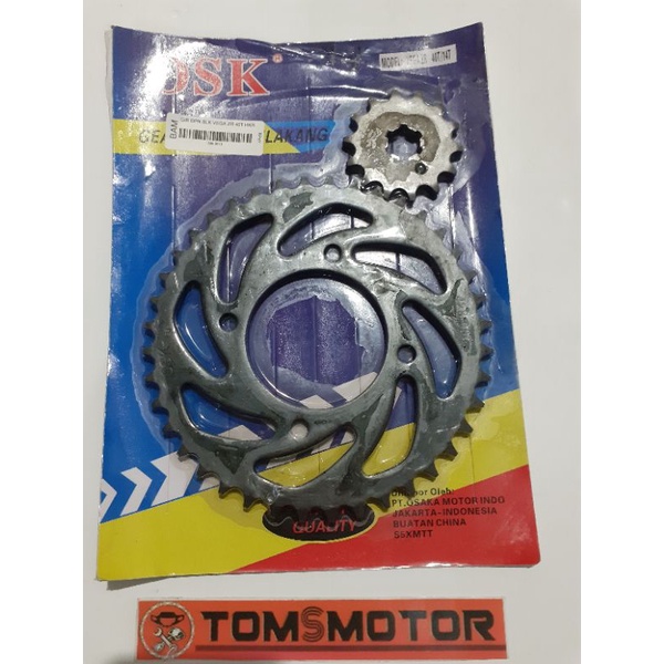 Gir depan + belakang vega zr bulus vega zr gigi depan 14T belakang 40T 428 gear