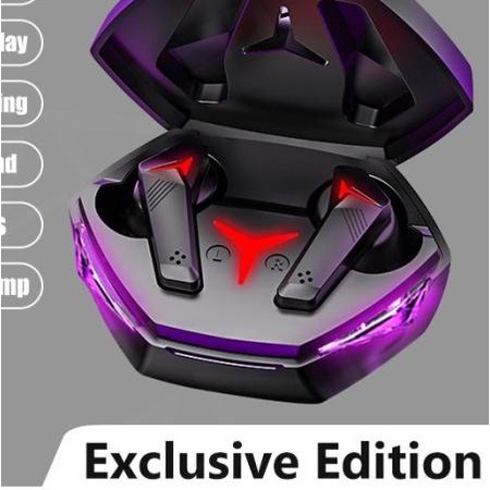 ○ ()T33 Baru Wireless Gaming Headset Bluetooth 5.1 Earphone - Hitam ♚