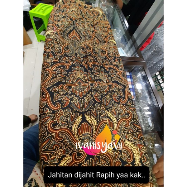 Jarik Instan Cewek, Wiru Sudah Jadi. Motif Lengkap