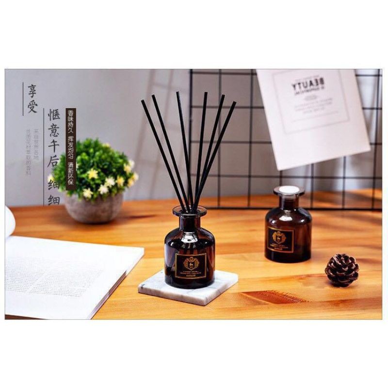 REED DIFFUSER AROMA PARFUM PENGHARUM RUANGAN AROMATHERAPY ESSENTIAL OIL LEMON SANDALWOOD ROYAL