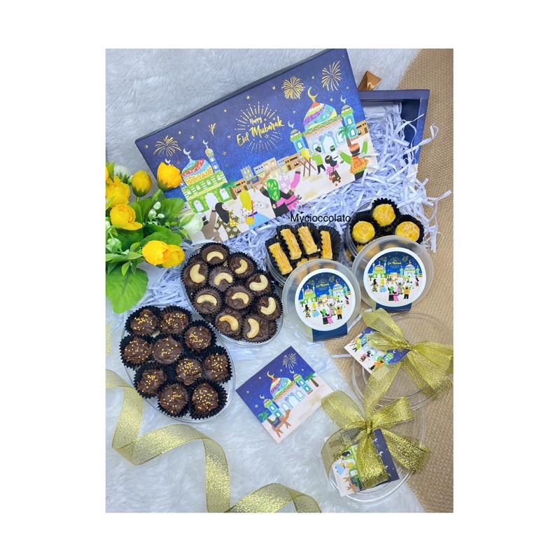 

hampers spesial lebaran kue kering premium parcel idul fitri istimewa mycioccolato