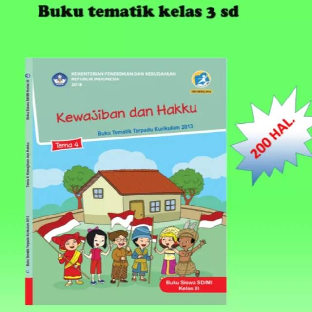 Buku siswa tematik kelas 3 tema 4 kewajiban dan hakku revisi 2018