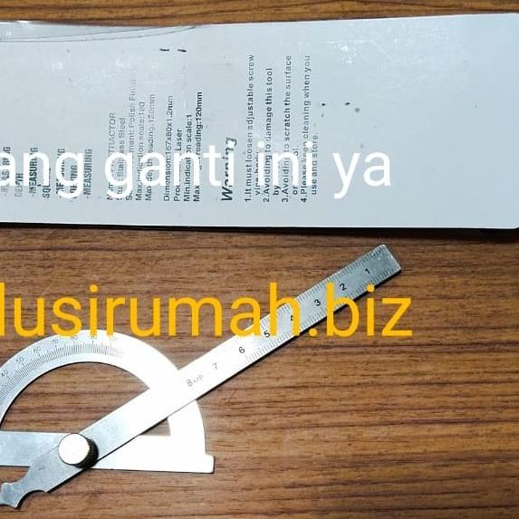 %$%$%$%$] Protractor/ Penggaris Busur Derajat Stainless