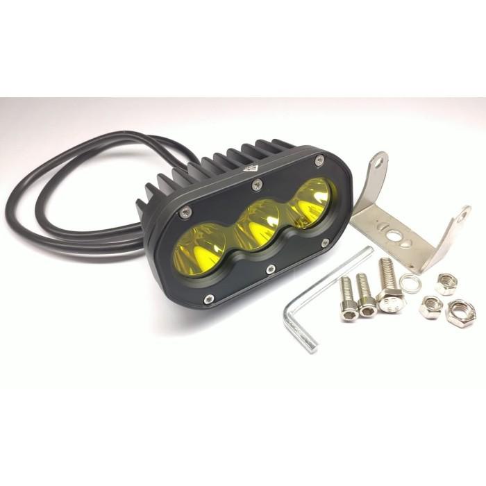 lampu tembak sorot led cree OWL 3 mata laser gun 30 watt IP67 - kuning