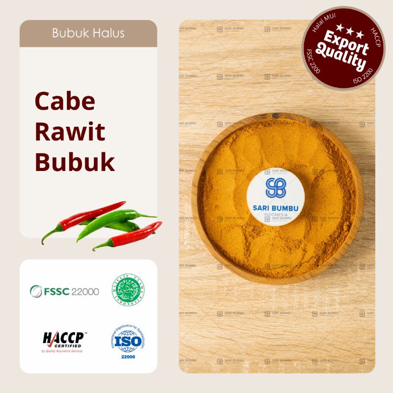 

Cabe Rawit Bubuk / Small Red Chili Powder