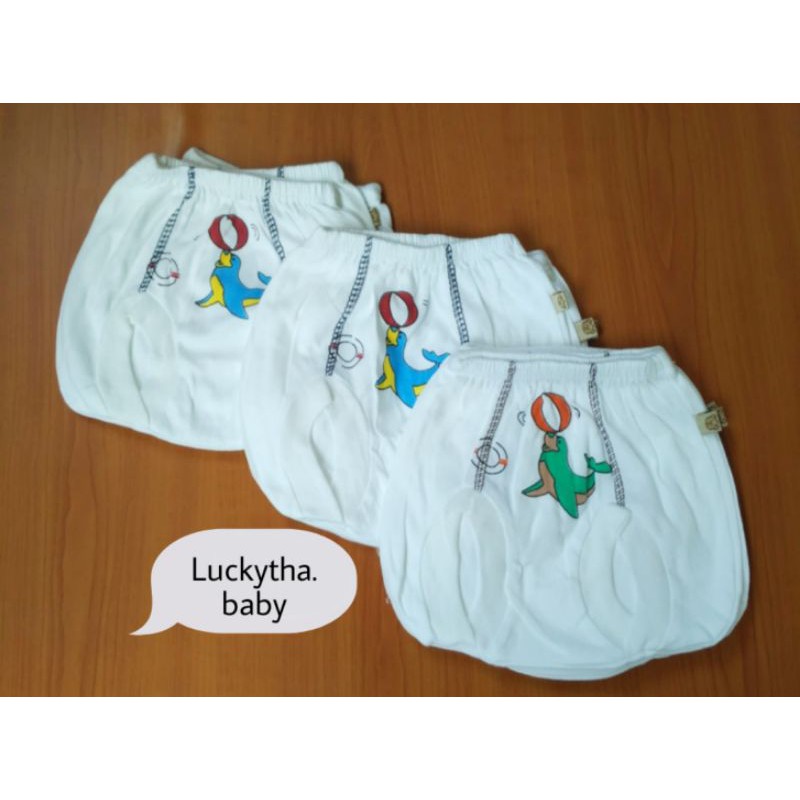 6pcs_celana pop bayi print/celana pop,pendek Tara putih/perlengkapan bayi