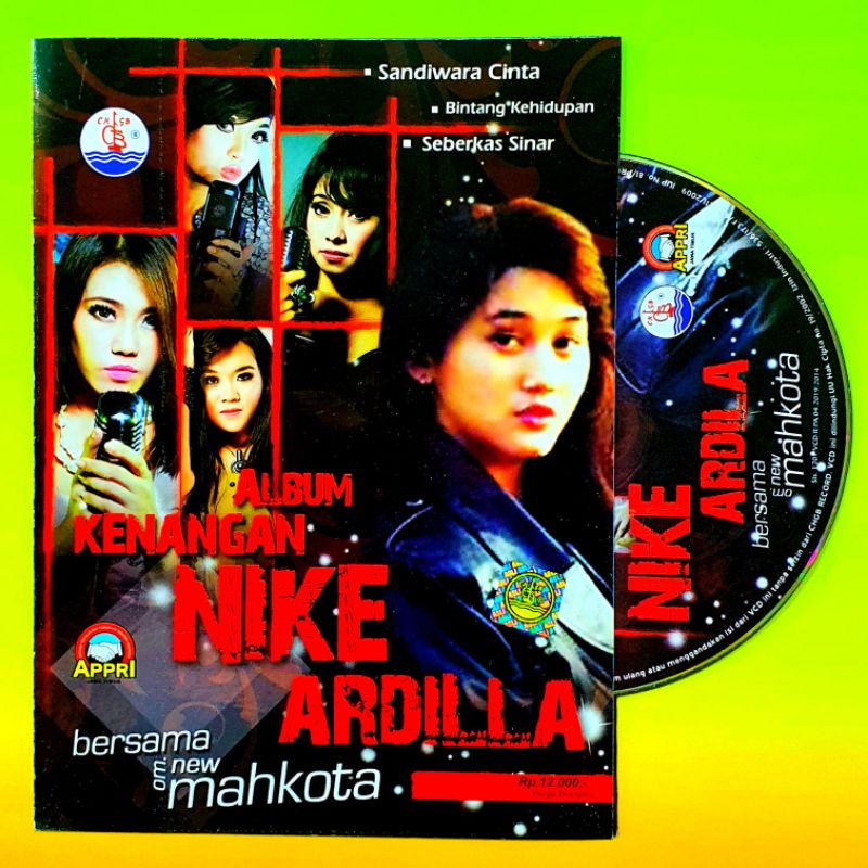 Kaset Original Video Musik Lagu Nike Ardilla Full Album Kenangan Terlaris 12 Lagu Lawas Terpopuler