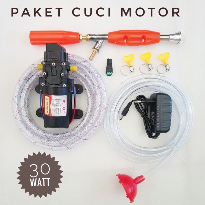 Alat Cuci Motor Ac PAKET 1 KG Steam Power Sprayer Portable ORIGINAL