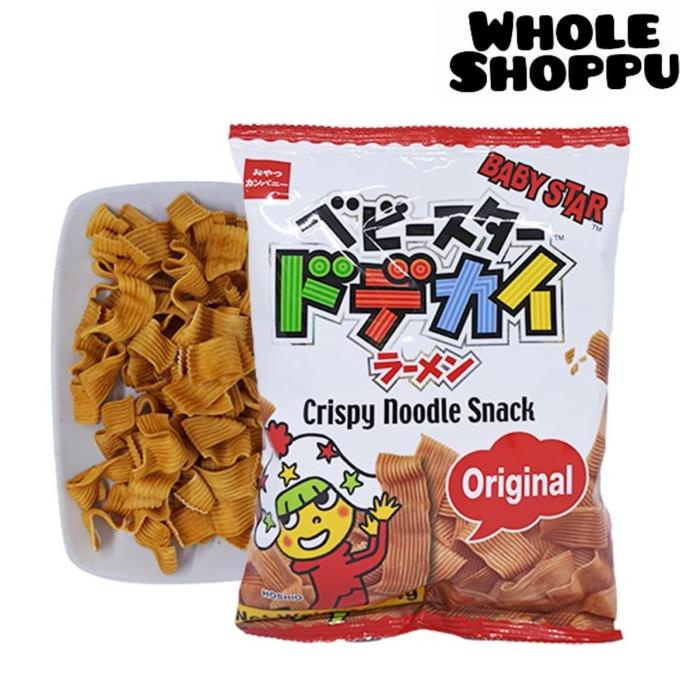 

Baby Star Crispy Noodle Snack 37gr Original / Snack Mie Jepang