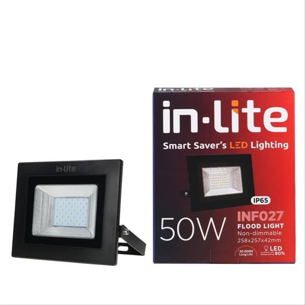 Lampu Sorot LED Pro Series/ Lampu Tembak Flood Light 027 LED InLite 50 Watt