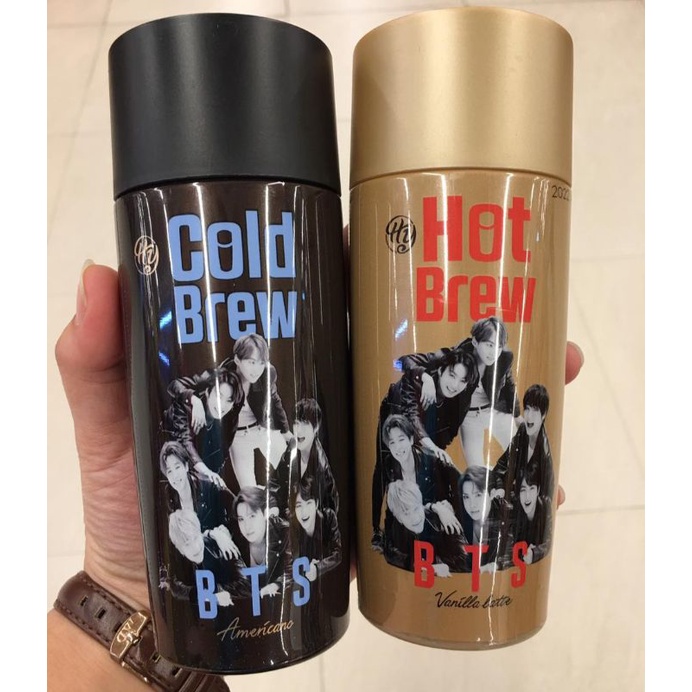 

COFFEE DRINK SPONSOR BTS HOT BREW - HOT BREW KEMASAN 270 ML - ENAK - MANTAP
