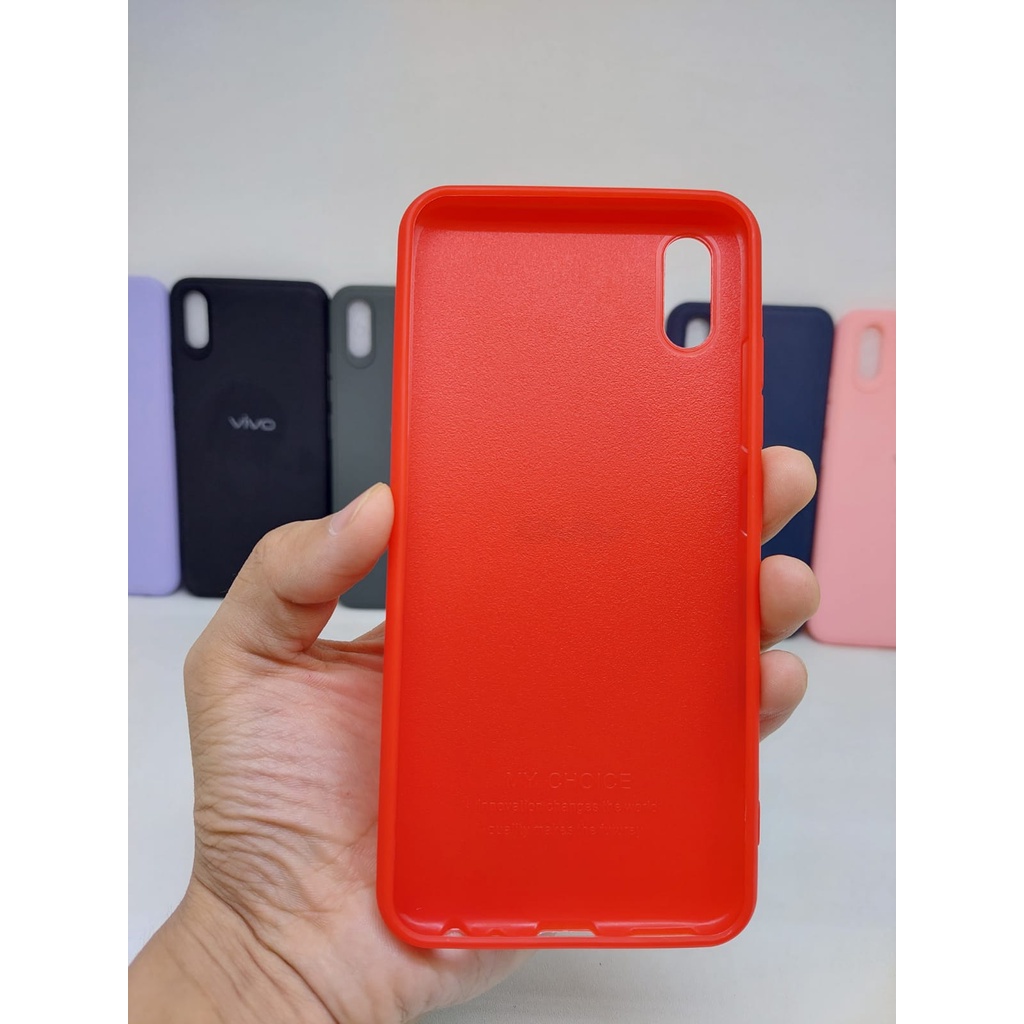 SoftCase Warna Warni Vivo Y51 2020 Y91C Y93 with 3D Camera Casing Candy Macaron Pelindung Kamera