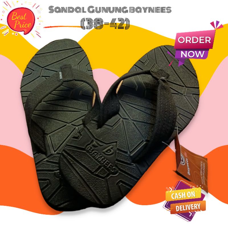 SANDAL JAPIT GUNUNG PRIA BAYNEES SIZE (33-42) SANDAL PRIA TERLARIS