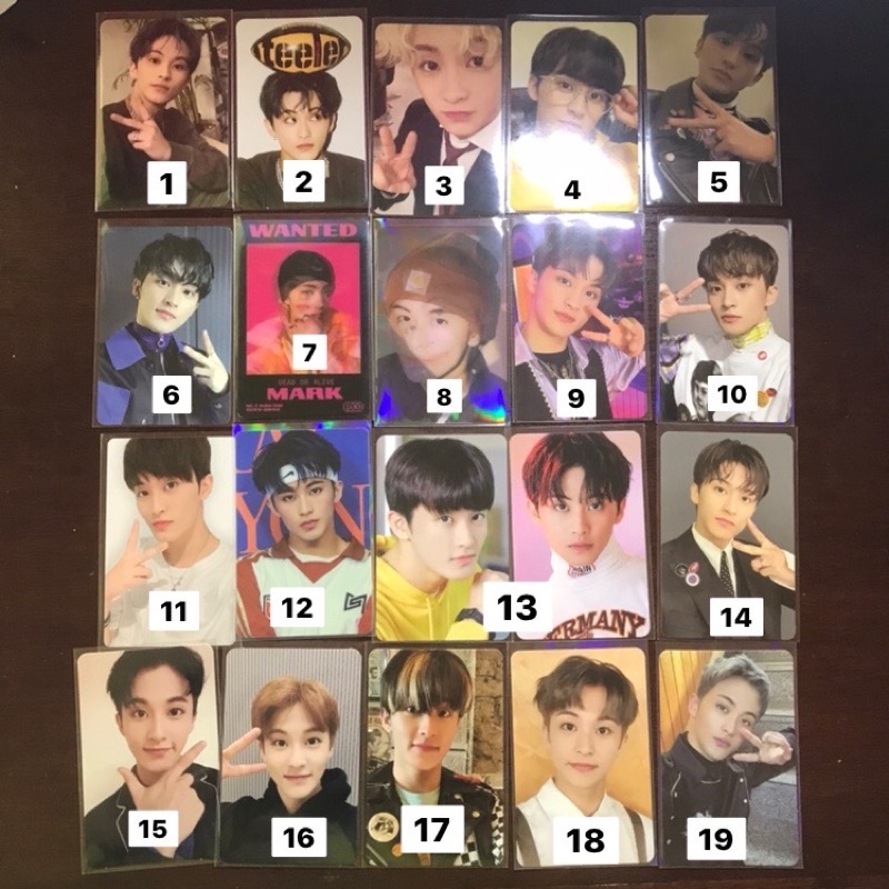 [ READY ] Photocard pc Mark all era Haechan glitch mode Renjun lenti lenticular Taeil dicon nct 127 