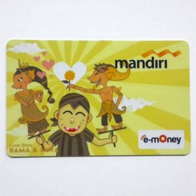 ///KADO VALENTINE/// Mandiri eMoney Rama &amp; Sinta - The True Love ORI /Like eTOLL Tapcash Flazz or Brizzi