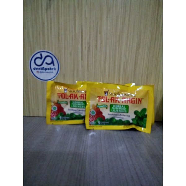 

permen sidomuncul Tolak Angin Herbal Peppermint Lozenges 2g