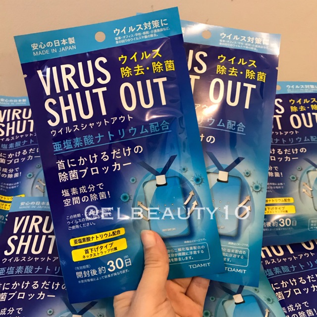 Kalung Anti Virus / Virus Shut Out ORI Jepang / Kalung anti Corona.