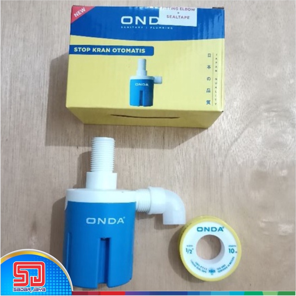 ONDA Stop Kran Otomatis Vertikal 1/2&quot; 3/4&quot; Pelampung Toren Kolam Bak Air Setengah inch tigaperempat