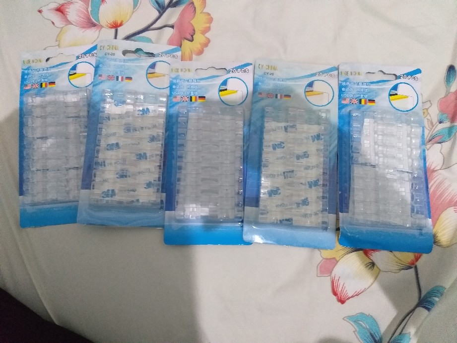 Profita Magic Clamp Cable/kabel Klem Profita Ajaib Isi 20 Pcs